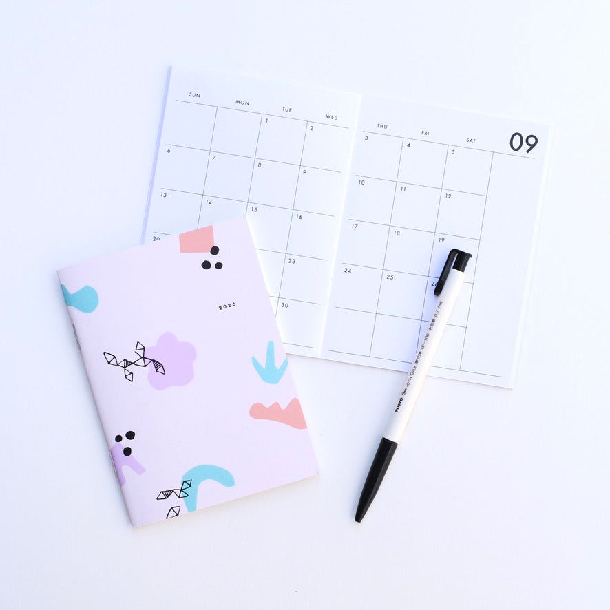 2026 Small Monthly Planner - Playtime