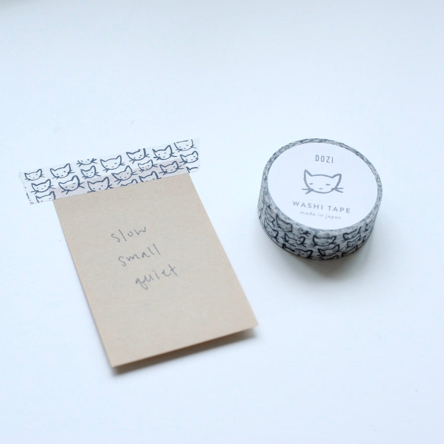CATS notebook & washi set