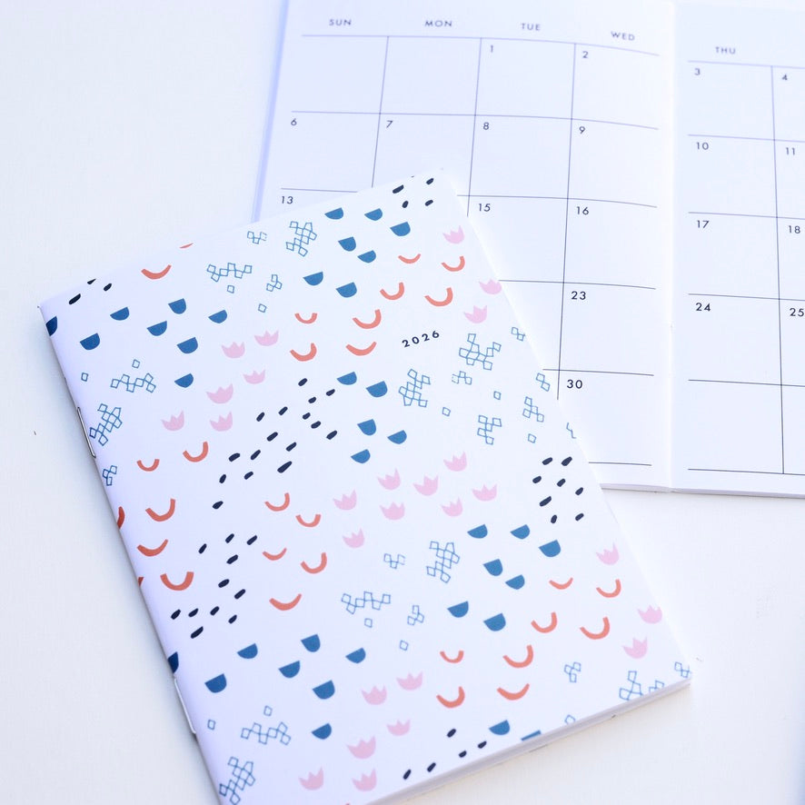 2026 Small Monthly Planner - Garden