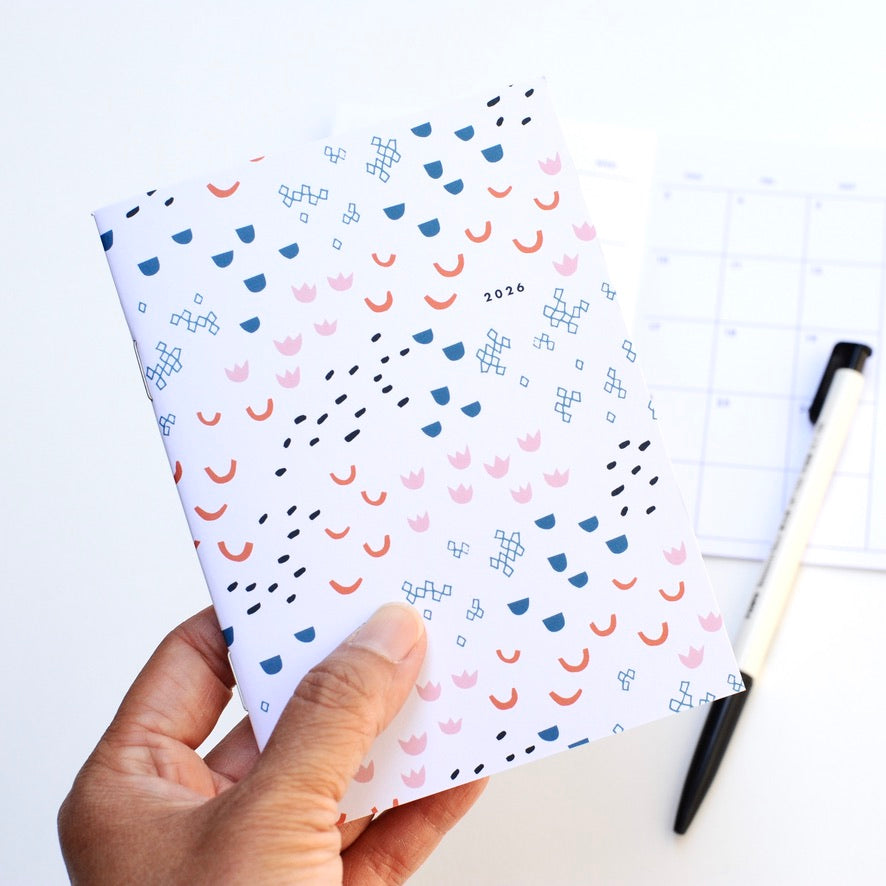 2026 Small Monthly Planner - Garden