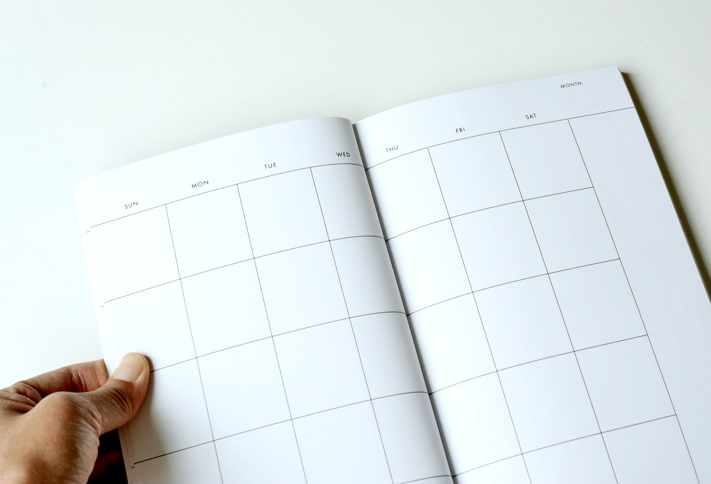 Undated Weekly Planner - Indigo Strokes