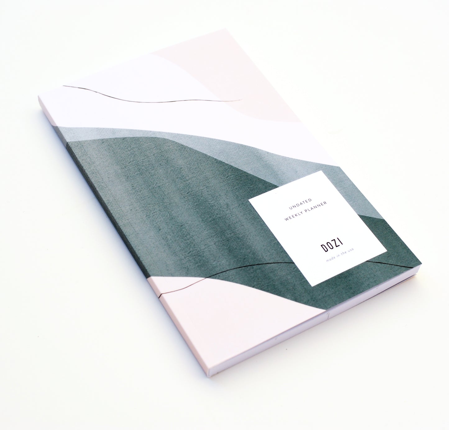 Undated Weekly Planner - Indigo Strokes