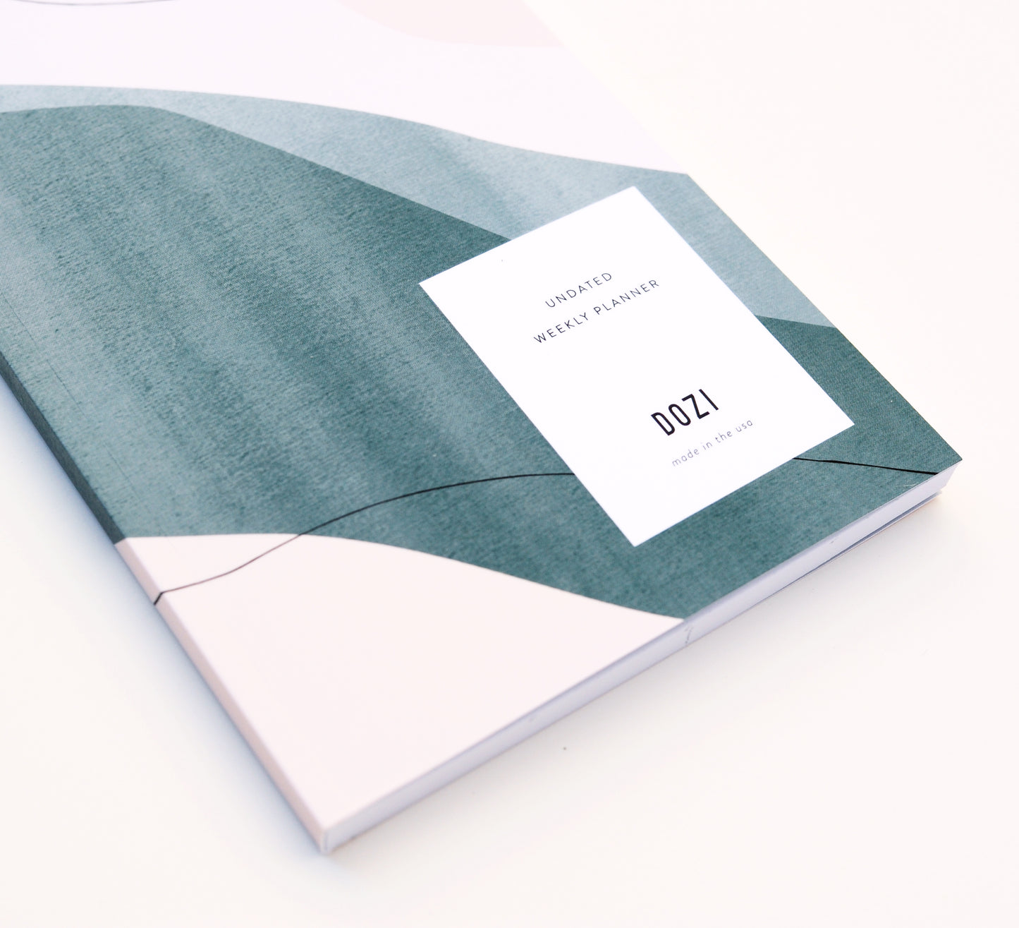 Undated Weekly Planner - Indigo Strokes