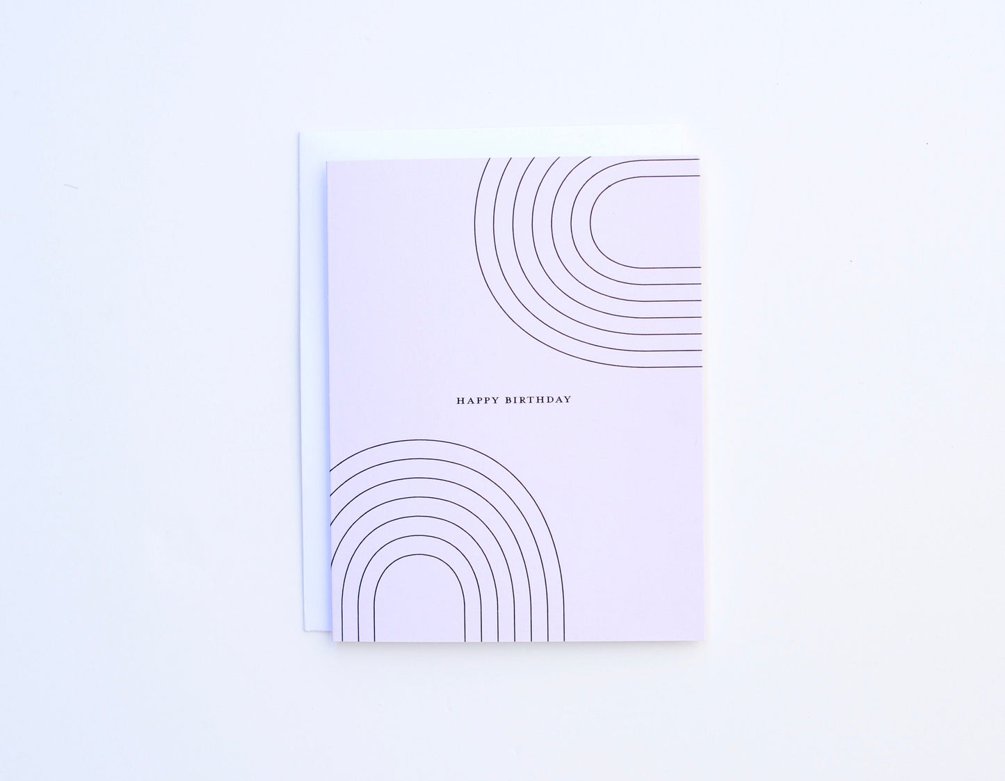 Birthday Card - Pink Arches