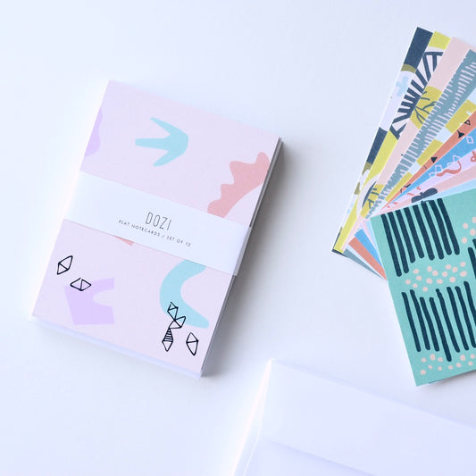 Flat Notes - Set of 12