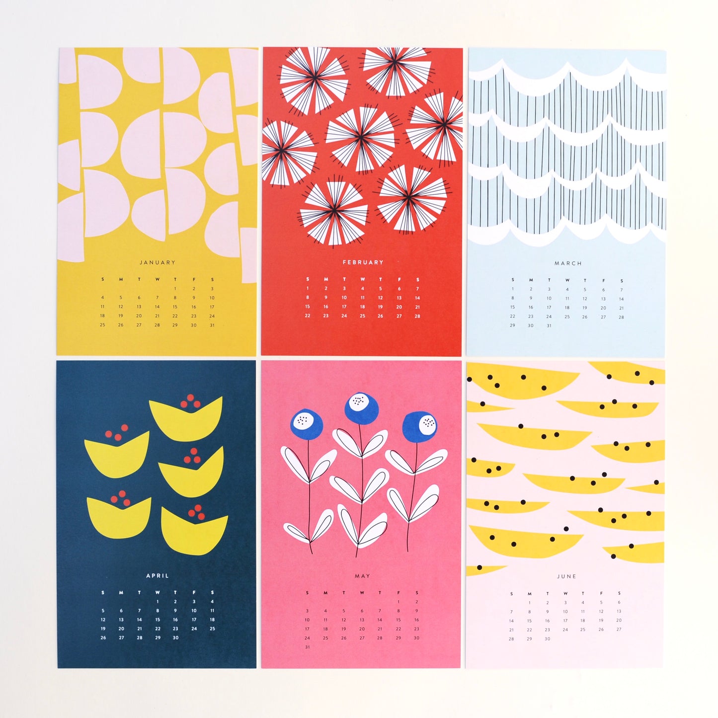 2026 Wall Calendar - BOLD & BRIGHT