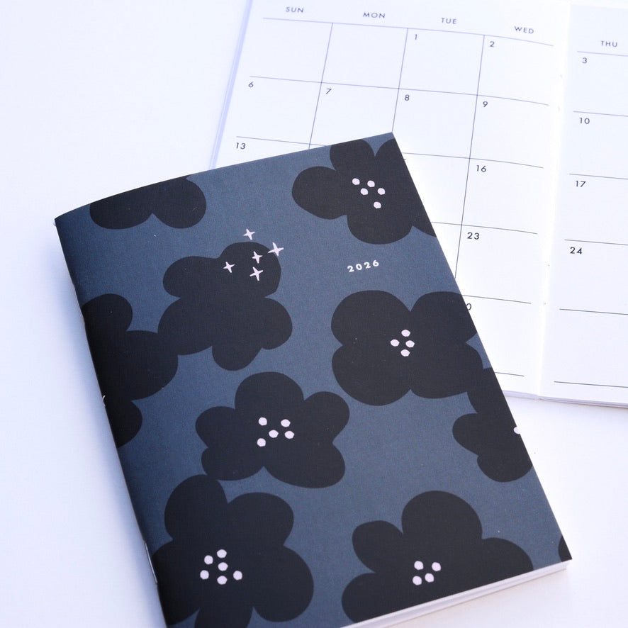 2026 Small Monthly Planner - Big Floral