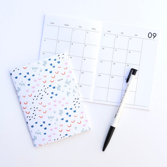 2026 Small Monthly Planner - Garden