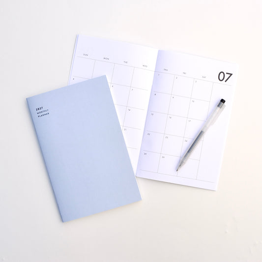 2027 Big Monthly Planner - Blue