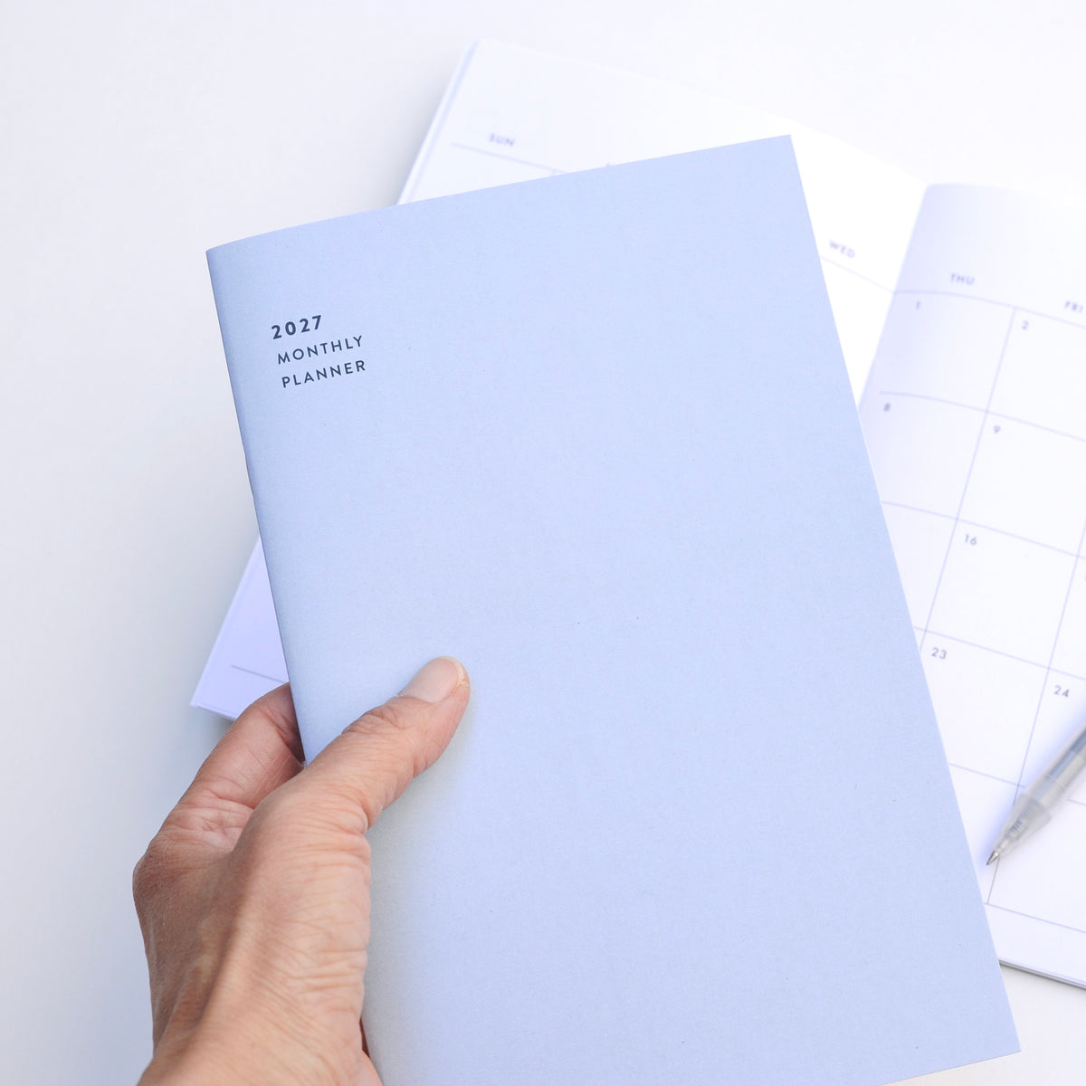 2027 Big Monthly Planner - Blue