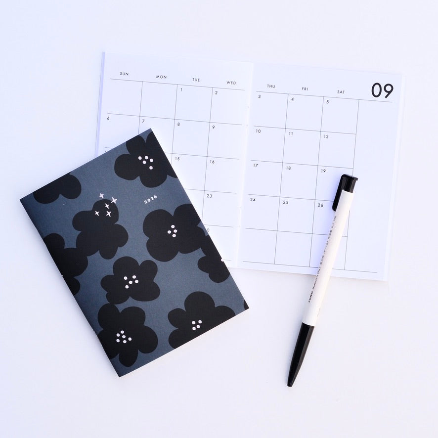2026 Small Monthly Planner - Big Floral