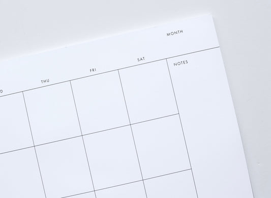 Monthly Planner Notepad