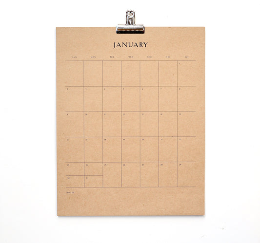 2023 Kraft Calendar