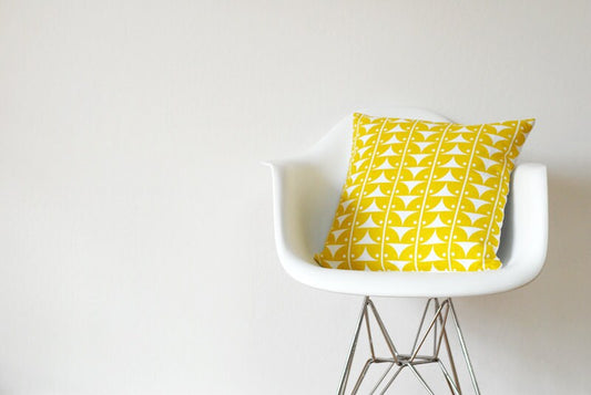 Linen Pillow Cover - AVA Yellow